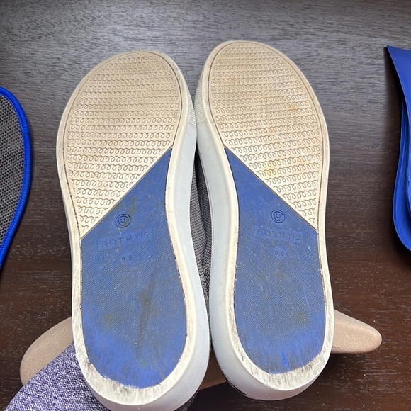 Rothy's The Sneaker Women’s Size 9.5US Steel Grey Slip On Knit Shoes - Picture 7 of 8